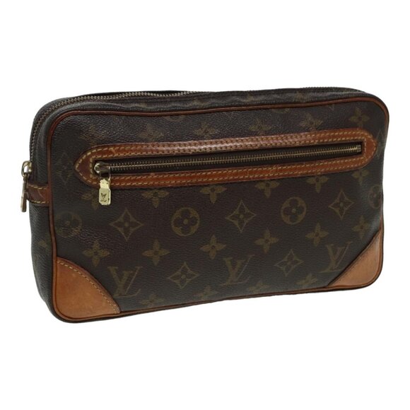 LOUIS VUITTON Monogram Marly Dragonne GM Clutch Bag - Picture 3 of 16
